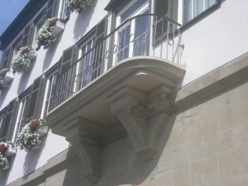 Neues Sichtbeton-Balkonfertigelement